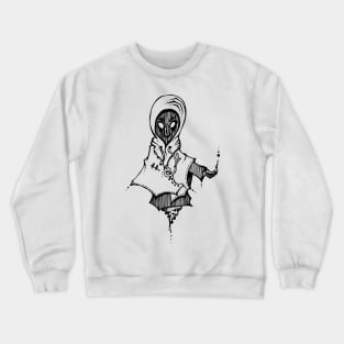 Monster in hood Crewneck Sweatshirt